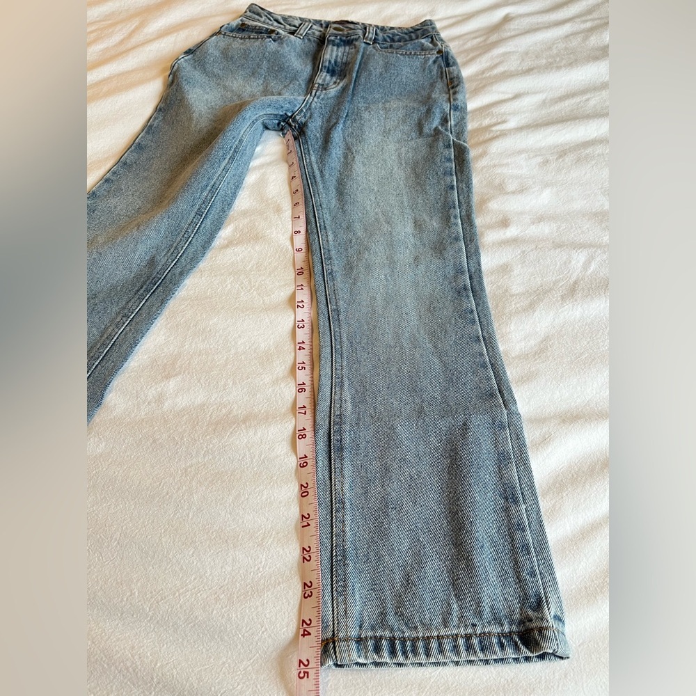 NWT Cavalli Class High Rise Cropped Straight Leg Jeans Sz 24 Y2K Retro Designer - Picture 12 of 16